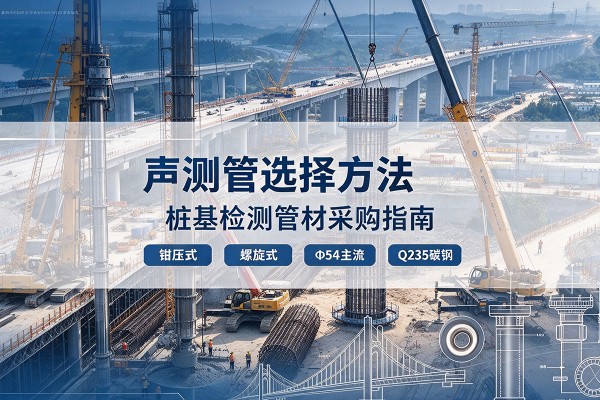 张掖声测管选型标准