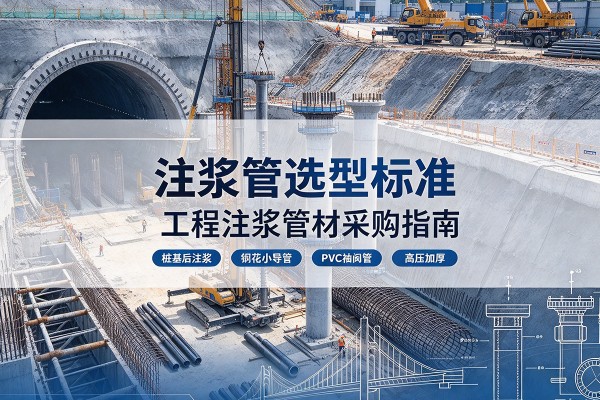张掖注浆管选型标准