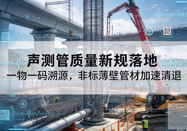 张掖声测管质量新规落地，一物一码溯源，非标薄壁管材加速清退