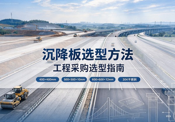 张掖沉降板选择方法